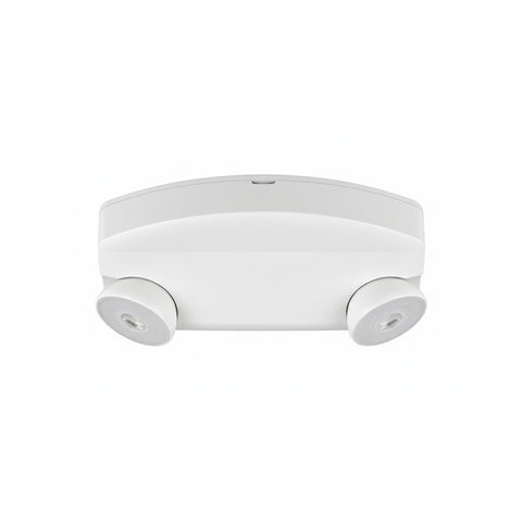 H1 | Dual Head LED Emergency Light | 2 Watt | 200 Lumens | 6000K | White | 120-277V | 3.6V 1000mAh Battery | UL Listed