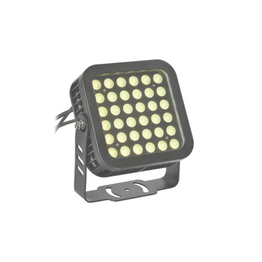 LSL | LED Flood Light | 36 Watt | 3200 Lumens  | 3000K | 100V-277V | 8 Degree Beam Angle | Grey Housing | ETL Listed