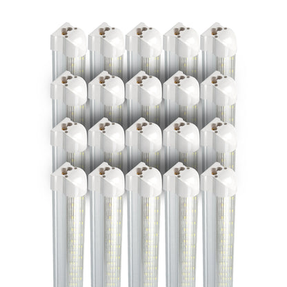 YONAH 2nd Gen | LED Linkable Integrated Tube | 60 Watt | 8400 Lumens | 6500K | 100-277Vac | 8ft | Striped Lens | Triac Dimmable | ETL Listed