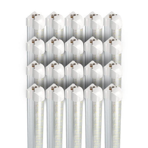 YONAH 2nd Gen | LED Linkable Integrated Tube | 60 Watt | 8400 Lumens | 6500K | 100-277Vac | 8ft | Striped Lens | Triac Dimmable | ETL Listed