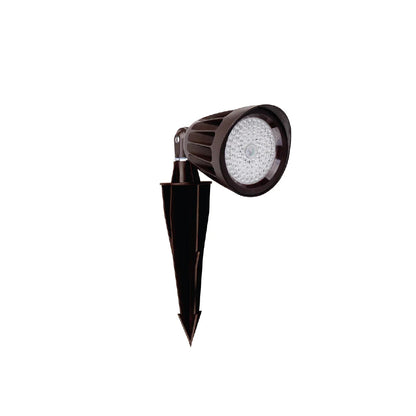 BOISE 2nd Gen | LED Landscaping Light | 13 Watt | 1820 Lumens | Adj CCT 3000K/4000K/5000K | 120V-277V | Ground Stake Mount | Bronze Housing | IP65 | UL & DLC Listed