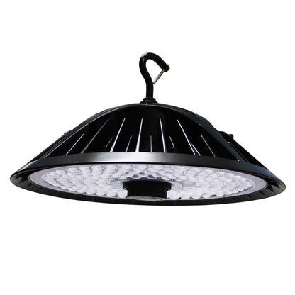 ARCADIA 2nd GEN | LED Round High Bay | 240 Watt | 40800 Lumens | 5000K | 100V-277V | Bubble | Black Housing | IP66 | UL & DLC Listed - Beyond LED Technology