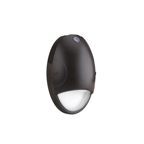 LEAD | LED Mini Wall Pack | 15 Watt | 2010 Lumens | 5000K | 120V-277V | Bronze Housing | Built-in Battery Backup 5W-90min | IP65 | UL & DLC Listed