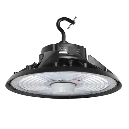 ARCADIA 3rd Gen | LED UFO Fixture | Adj Watt 180W/200W/240W | 36000 Lumens | 5000K | 120V-277V | Black Housing | IP65 | UL & DLC Listed