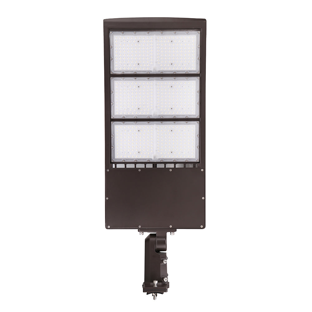 i10 2nd GEN | LED Area Light | 450 Watt | 72000 Lumens | 5000K | 120V-277V | Universal Bracket | Bronze Housing | IP65 | UL & DLC Listed - Beyond LED Technology