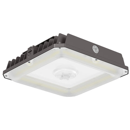 CASA | LED Parking Garage Fixture | Adjustable Watt 40W/60W/75W | 10125 Lumens | Adjustable CCT 3000K/4000K/5000K | 120V-277Vac | Bronze Housing | IP65 | UL & DLC Listed