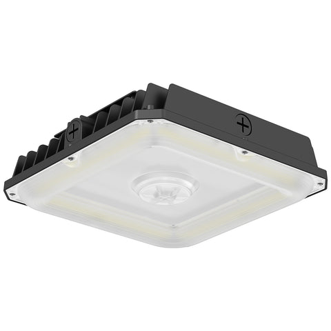 CASA | LED Parking Garage Fixture | Adjustable Watt 40W/60W/75W | 10125 Lumens | Adjustable CCT 3000K/4000K/5000K | 120V-277Vac | Bronze Housing | IP65 | UL & DLC Listed