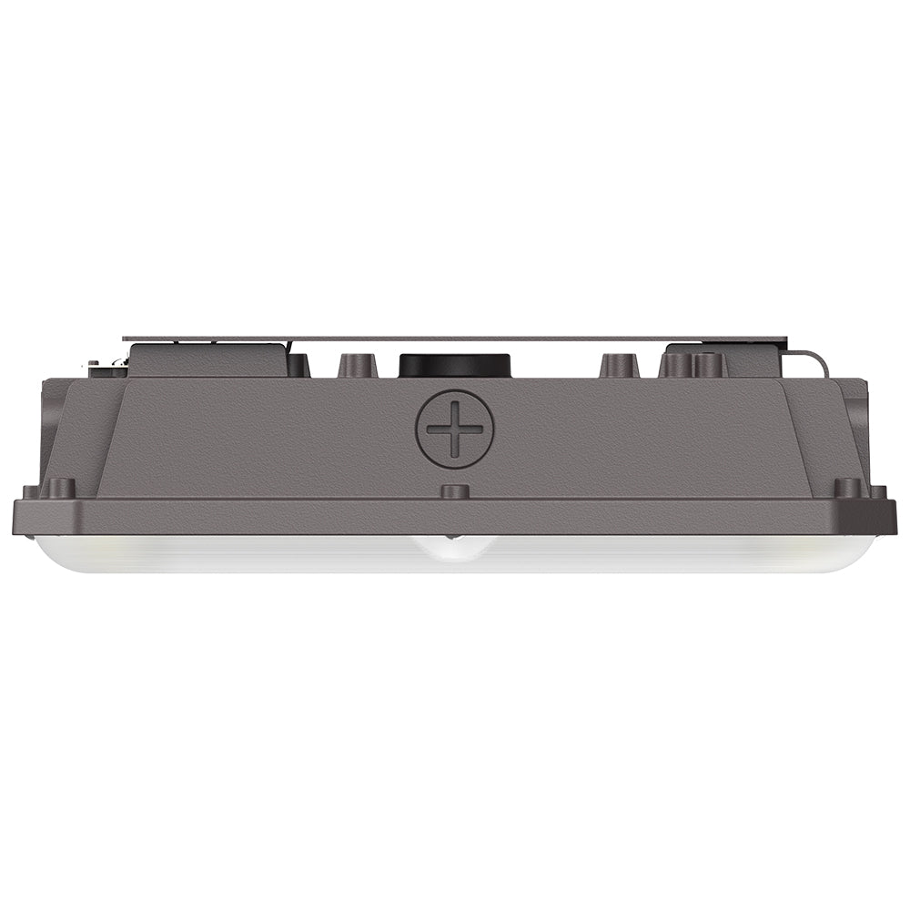 CASA | LED Parking Garage Fixture | Adjustable Watt 40W/60W/75W | 10125 Lumens | Adjustable CCT 3000K/4000K/5000K | 120V-277Vac | Bronze Housing | IP65 | UL & DLC Listed