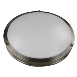 TURBO | Double Ring LED Flush Mount Ceiling Fixture | Adj Watt 16W/22W/30W | 2250 Lm | Adj CCT 2700K-3K-3500K-4K-5K | 120V | 16in | Triac Dimmable | ETL & ES Listed | 5 Year Warranty