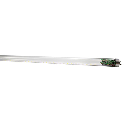 MR | LED T8 Glass Tube | 18 Watt | 2700 Lumens | 5000K | 120-277V | 4ft | Clear Lens | Type A+B | Single & Double Ended Power | UL Listed | Pack of 25