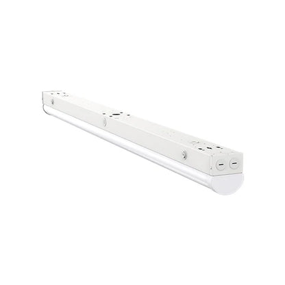 CRISP 2 | LED Strip Fixture | Adj Watt 20W/30W/40W | 5800 Lumens | Adj CCT 3000K-4000K-5000K | 120-277Vac | 4ft | Metal+PC | UL & DLC Listed