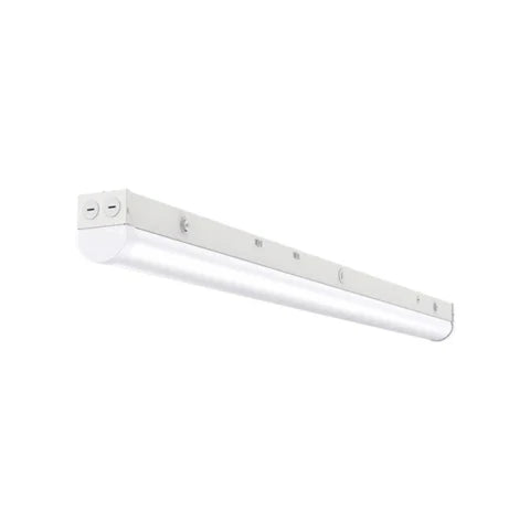 CRISP 2 | LED Strip Fixture | Adj Watt 20W/30W/40W | 5800 Lumens | Adj CCT 3000K-4000K-5000K | 120-277Vac | 4ft | Metal+PC | UL & DLC Listed