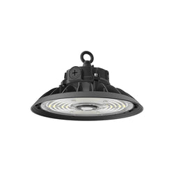 TAHOE | LED UFO High Bay | Adj Watt 100W/125W/150W | 24750 Lumens | Adj CCT 4000K/5000K/5700K | 120-277Vac | Black Housing | IP65 | UL & DLC Listed
