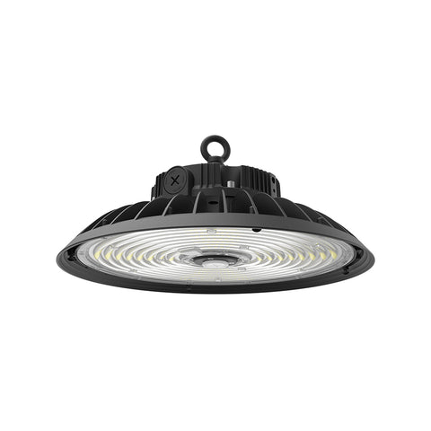 TAHOE | LED UFO High Bay | Adj Watt 100W/125W/150W | 24750 Lumens | Adj CCT 4000K/5000K/5700K | 120-277Vac | Black Housing | IP65 | UL & DLC Listed