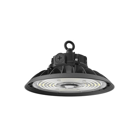 TAHOE | LED UFO High Bay | Adj Watt 100W/125W/150W | 24750 Lumens | Adj CCT 4000K/5000K/5700K | 120-277Vac | Black Housing | IP65 | UL & DLC Listed
