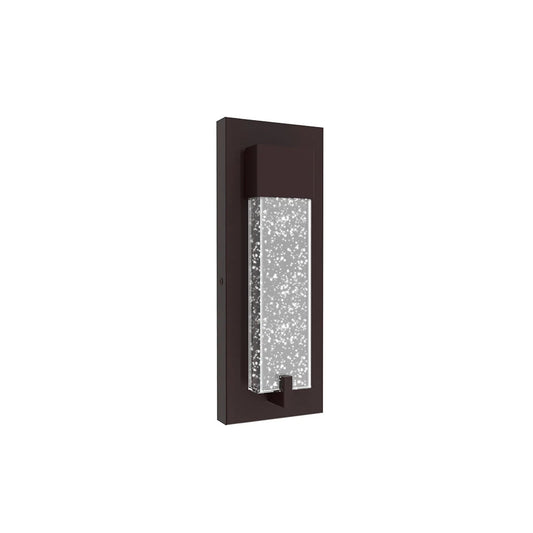 COVE | LED Crystal Wall Sconce | 12 Watt | 420 Lumens | Adj CCT 2700K-3000K-3500K-4000K-5000K | 120V | 12.2 inch | Aluminum, Metal & Crystal Glass | IP65 | ETL Listed