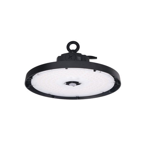 BEYONDBEAM | LED UFO High Bay | Adj Watt 100W/120W/150W | 23285 Lumens | Adj CCT 3K-4K-5K | 120-277V | Adj Beam Angle 60°/80°/100° | O-Hook Mount Included | IP65 | UL & DLC Listed