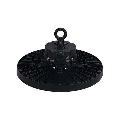 BEYONDBEAM | LED UFO High Bay | Adj Watt 100W/120W/150W | 23285 Lumens | Adj CCT 3K-4K-5K | 120-277V | Adj Beam Angle 60°/80°/100° | O-Hook Mount Included | IP65 | UL & DLC Listed