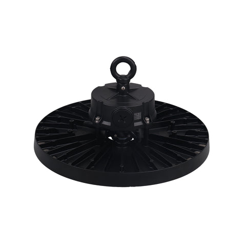 BEYONDBEAM | LED UFO High Bay | Adj Watt 100W/120W/150W | 23285 Lumens | Adj CCT 3K-4K-5K | 120-277V | Adj Beam Angle 60°/80°/100° | O-Hook Mount Included | IP65 | UL & DLC Listed