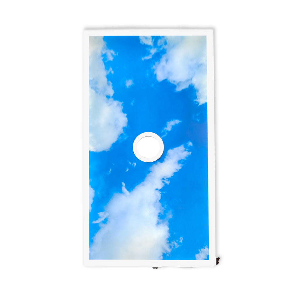 SUNGLOW | LED Cloud Panel With Built-in Downlight | Adj Watt 30W/40W/50W/60W/72W | Adj CCT 3K/3500K/4K/5K/6500K | 100-277V | 2'X4' | ETL Listed