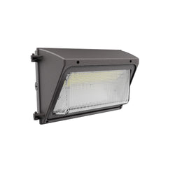 FORTE | LED Wall Pack | Adj Watt 60W/90W/100W/120W | 18000 Lumens | Adj CCT 3000K/4000K/5000K | 120-277Vac | Built In Photocell | Bronze Housing | IP65 | UL & DLC Listed