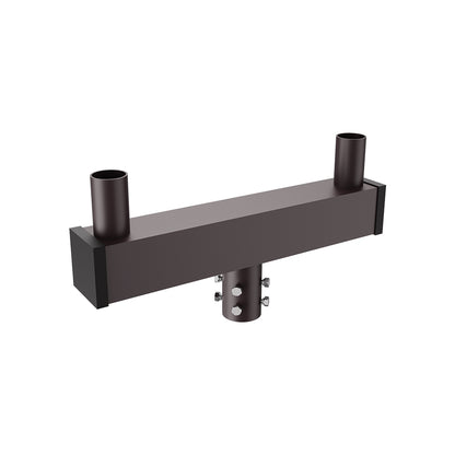Low Profile Round Bullhorn Bracket with 2 Tenons Inline | 2-3/8" Outside Diameter | Bronze Housing