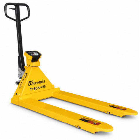 Tyson 750 Pallet Jack, Built-in Digital Scale, PU Wheels | 6600 Lbs