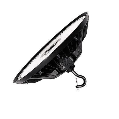 EDGE | LED UFO High Bay | Adj Watt 180W/200W/240W | 36000 Lumens | Adj CCT 4000K/5000K | 120-277Vac | Black Housing | IP65 | UL & DLC Listed