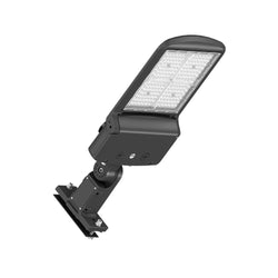 ZOHO 6th Gen | LED Area Light | Adj Wattage 200W/240W/300W | 48000 Lumens | Adj CCT 4000K/5000K/5700K | 120V-277V | Universal Bracket | Black Housing | IP65 | UL & DLC Listed