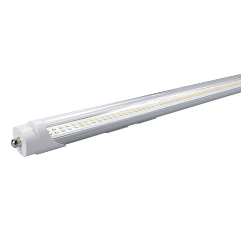 CONVEX | LED T8 Tube | Adj Watt 36W/48W/60W | 7500 Lumens | Adj CCT 4K/5K/6500K | 120-277V | 8ft | Clear Lens | Double Ended Power | ETL Listed