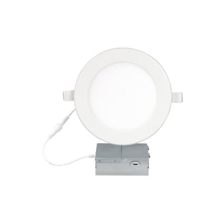 SNAP BRIGHT | LED Retrofit Downlight W/Butterfly Clips | 12 Watt | 1200 Lumens | Adj CCT 2700K-3000K-3500K-4000K-5000K | 120Vac | 6inch | Triac Dimmable | ETL Listed