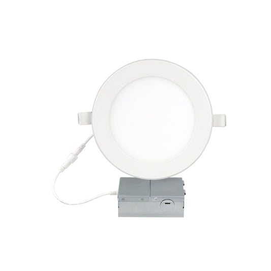 SNAP BRIGHT | LED Retrofit Downlight W/Butteryfly Clips | 12 Watt | 1200 Lumens | Adj CCT 2700K-3000K-3500K-4000K-5000K | 120Vac | 6inch | Triac Dimmable | ETL Listed