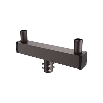 Low Profile Round Bullhorn Bracket with 2 Tenons Inline | 2-3/8" Outside Diameter | Bronze Housing