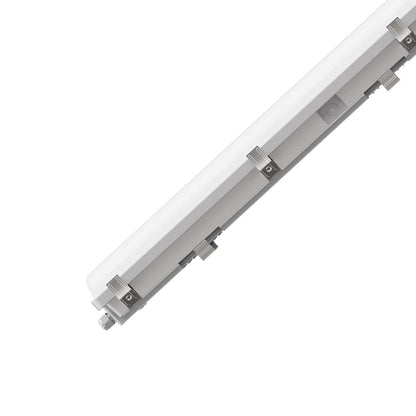 AQUABRIGHT | LED Tri-Proof Light | Adj Watt 20W/30W/40W/50W | 6500 Lumens | Adj CCT 3500K/4000K/5000K | 4FT | IP65 | 120-347Vac | UL & DLC Listed