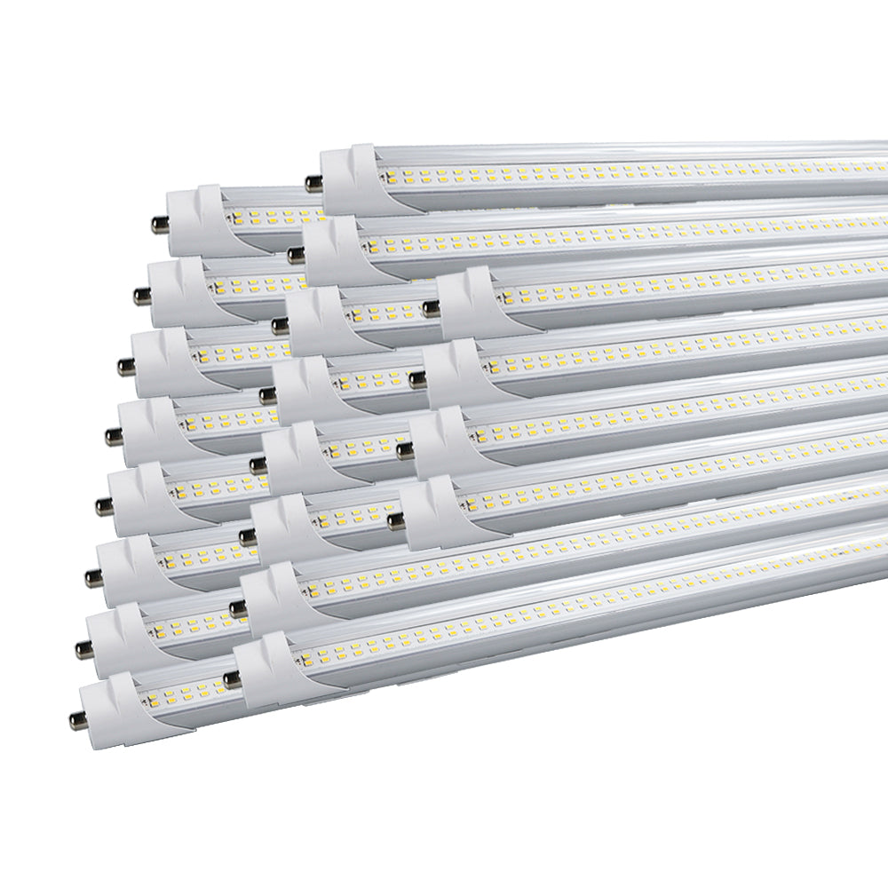 CONVEX | LED T8 Tube | Adj Watt 36W/48W/60W | 7500 Lumens | Adj CCT 4K/5K/6500K | 120-277V | 8ft | Clear Lens | Double Ended Power | ETL Listed