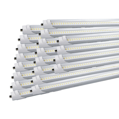 CONVEX | LED T8 Tube | Adj Watt 36W/48W/60W | 7500 Lumens | Adj CCT 4K/5K/6500K | 120-277V | 8ft | Clear Lens | Double Ended Power | ETL Listed