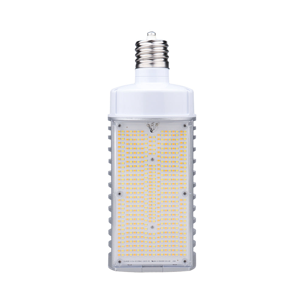 RIDGE | LED Flat Head Corn Bulb | Adj Watt 75W/95W/110W | 14080 Lumens | Adj CCT 3000K/4000K/5000K | 120-277V | EX39 Rotatable Base | IP64 | UL & DLC Listed