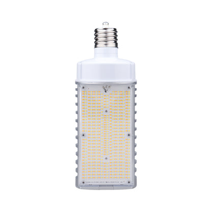 RIDGE | LED Flat Head Corn Bulb | Adj Watt 75W/95W/110W | 14080 Lumens | Adj CCT 3000K/4000K/5000K | 120-277V | EX39 Rotatable Base | IP64 | UL & DLC Listed