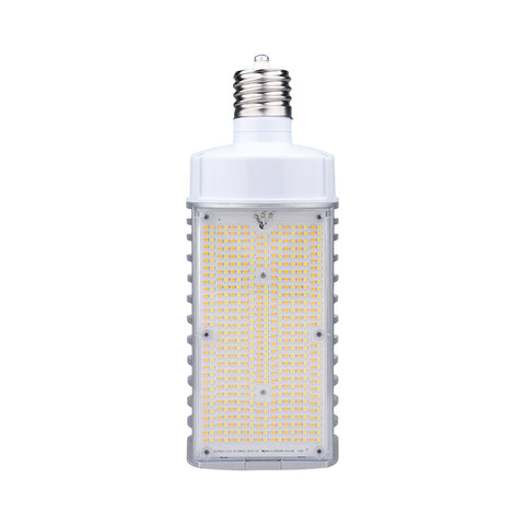 RIDGE | LED Flat Head Corn Bulb | Adj Watt 75W/95W/110W | 14080 Lumens | Adj CCT 3000K/4000K/5000K | 120-277V | EX39 Rotatable Base | IP64 | UL & DLC Listed