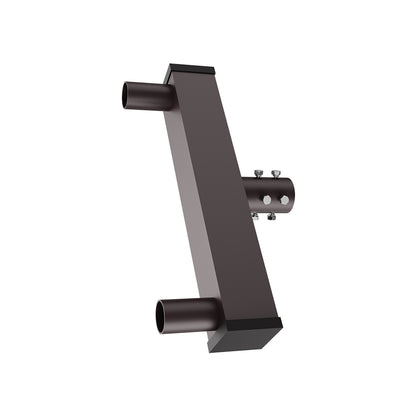 Low Profile Round Bullhorn Bracket with 2 Tenons Inline | 2-3/8" Outside Diameter | Bronze Housing