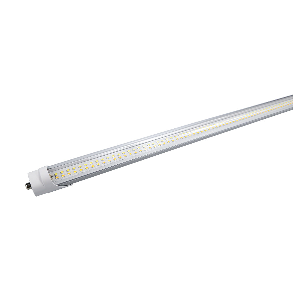 CONVEX | LED T8 Tube | Adj Watt 36W/48W/60W | 7500 Lumens | Adj CCT 4K/5K/6500K | 120-277V | 8ft | Clear Lens | Double Ended Power | ETL Listed