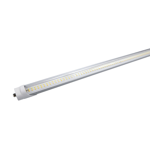 CONVEX | LED T8 Tube | Adj Watt 36W/48W/60W | 7500 Lumens | Adj CCT 4K/5K/6500K | 120-277V | 8ft | Clear Lens | Double Ended Power | ETL Listed