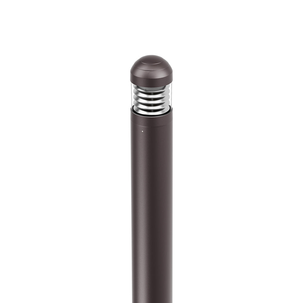 GLOW PATH- MERIDIAN| ARCHITECTURAL LED BOLLARD | Adj Watt 14W/19W/24W | 1680 Lumens | Adj CCT 3000K/4000K/5000K | 120-277Vac | 43.6 inch | Type V | IP65 | UL Listed