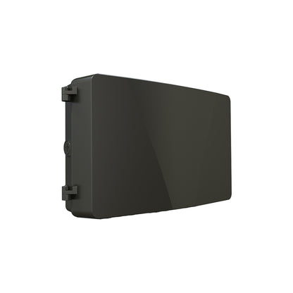 ZION 3rd Gen | LED Wall Pack | Adj Watt 35W/50W/70W | 9450 Lumens | CCT 5000K | 100V-277V | Bronze Housing | IP65 | UL & DLC Listed