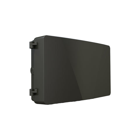ZION 3rd Gen | LED Wall Pack | Adj Watt 35W/50W/70W | 9450 Lumens | CCT 5000K | 100V-277V | Bronze Housing | IP65 | UL & DLC Listed