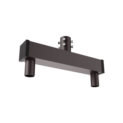 Low Profile Round Bullhorn Bracket with 2 Tenons Inline | 2-3/8" Outside Diameter | Bronze Housing