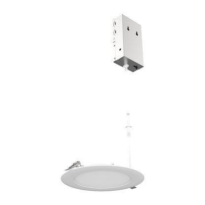 SNAP BRIGHT 2nd Gen | LED Retrofit Downlight | 12 Watt | 984 Lumens | Adj CCT 2700K/3K/3500K/4K/5K | 120V | 6inch | Triac Dimmable | ETL, ES  & Title 24 Listed