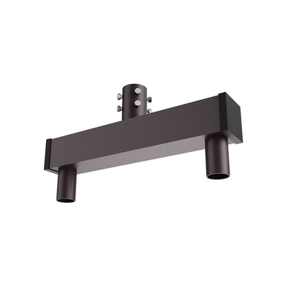 Low Profile Round Bullhorn Bracket with 2 Tenons Inline | 2-3/8" Outside Diameter | Bronze Housing