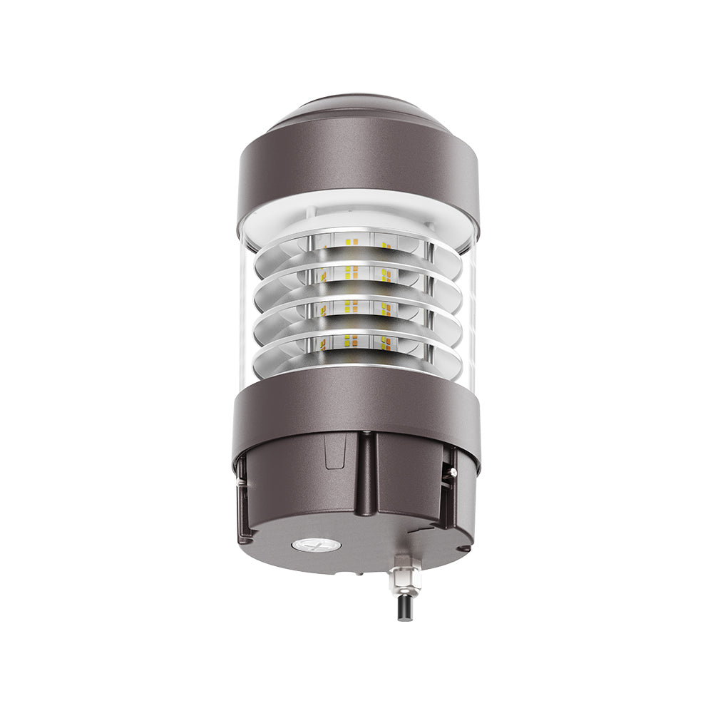 GLOW PATH- MERIDIAN| ARCHITECTURAL LED BOLLARD | Adj Watt 14W/19W/24W | 1680 Lumens | Adj CCT 3000K/4000K/5000K | 120-277Vac | 43.6 inch | Type V | IP65 | UL Listed