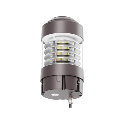 GLOW PATH- MERIDIAN| ARCHITECTURAL LED BOLLARD | Adj Watt 14W/19W/24W | 1680 Lumens | Adj CCT 3000K/4000K/5000K | 120-277Vac | 43.6 inch | Type V | IP65 | UL Listed